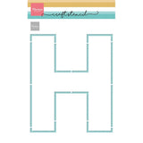 Marianne design • pochoirs pochoir artisanal lettre h - afbeelding 1