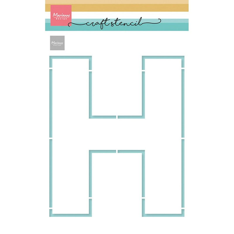 Marianne design • pochoirs pochoir artisanal lettre h