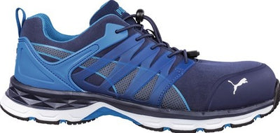 Chaussure de sécurité Puma | taille 43 bleu | s1p esd hro src en iso 20345 | microfibre | 1 pièce - 64.385.0-43 64.385.0-43