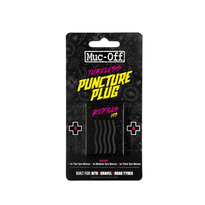 Bouchons de crevaison Muc-off, patchs pour pneus tubeless