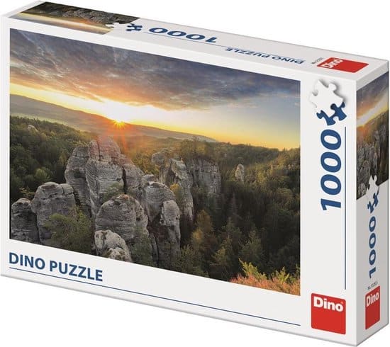 Dinotoys Dino Puzzle - Panorama of the Rocky Mountains - 1000 pièces