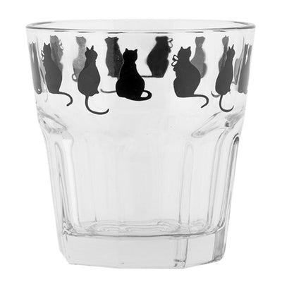 Clayre eef verre à boire chats 200ml ø8cm