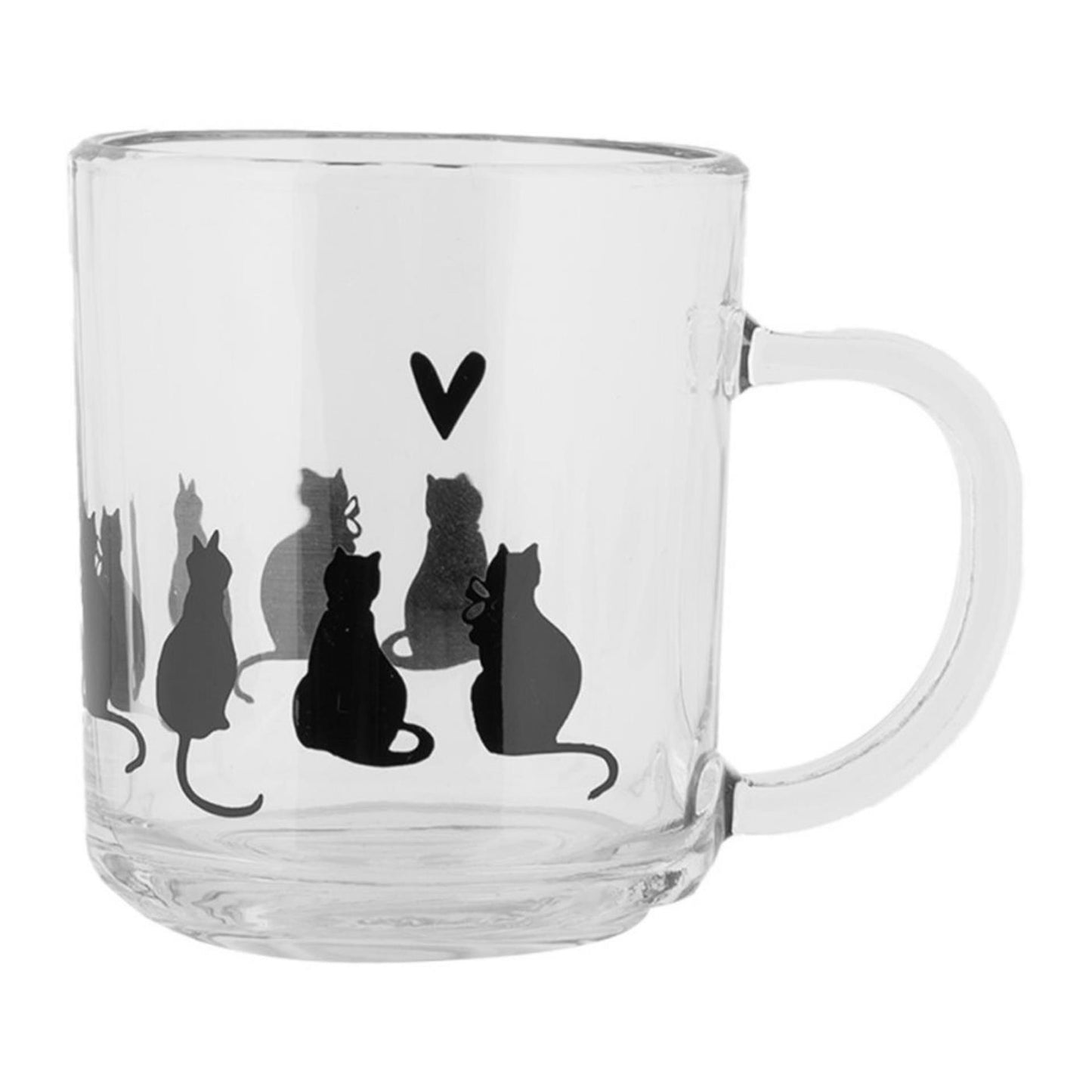 Clayre eef verre à thé chats 200ml