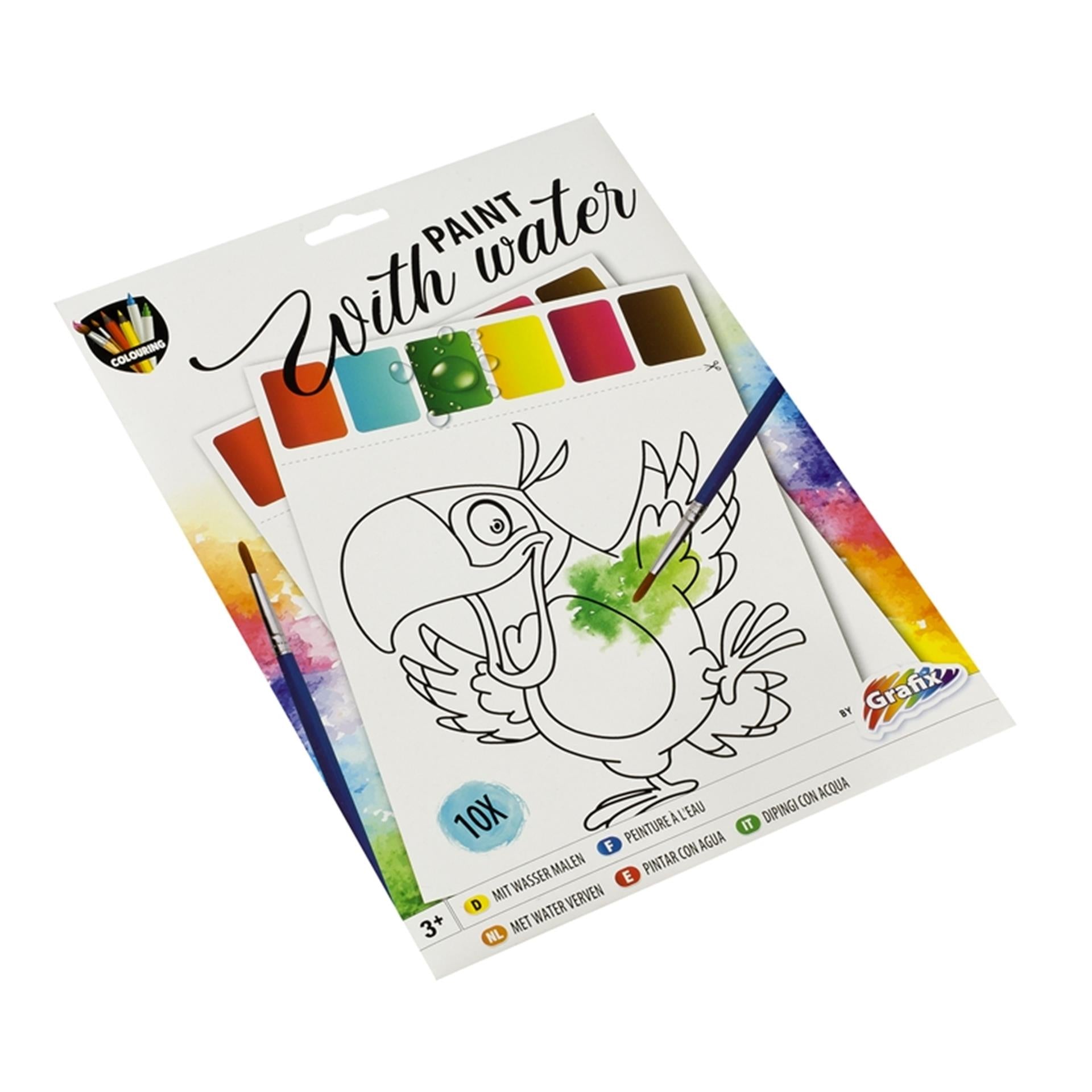 Grafix peinture à l'eau 10 feuilles