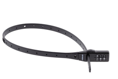 Combo cadenas à attaches Python 53 cm, noir