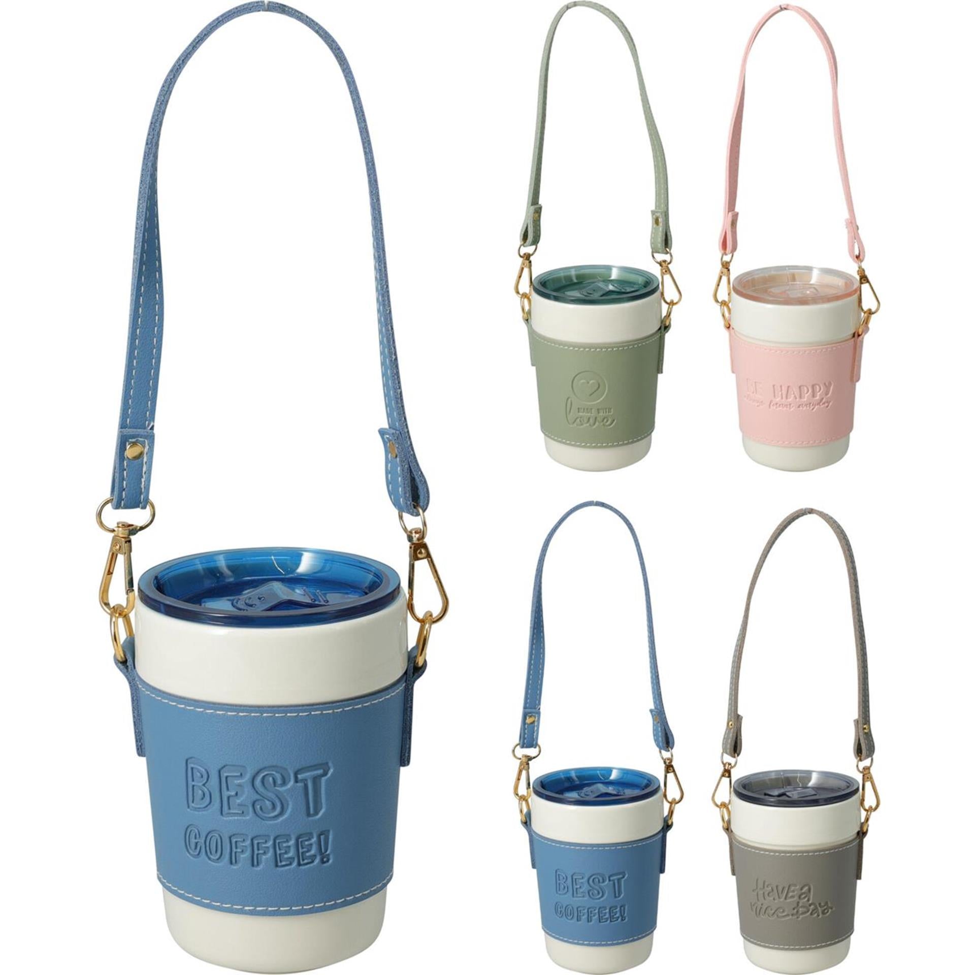 Tasse avec couvercle et anse 420ml