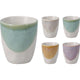 Excellente tasse d'articles ménagers 150ml faïence 4ass boîte de 12 pcs