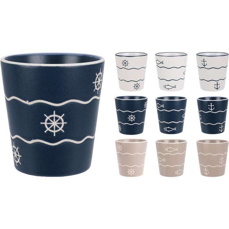 Tasse poterie 200ml maritime