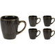 Excellente tasse d'articles ménagers en faïence 200ml 4ass boîte de 12 pcs