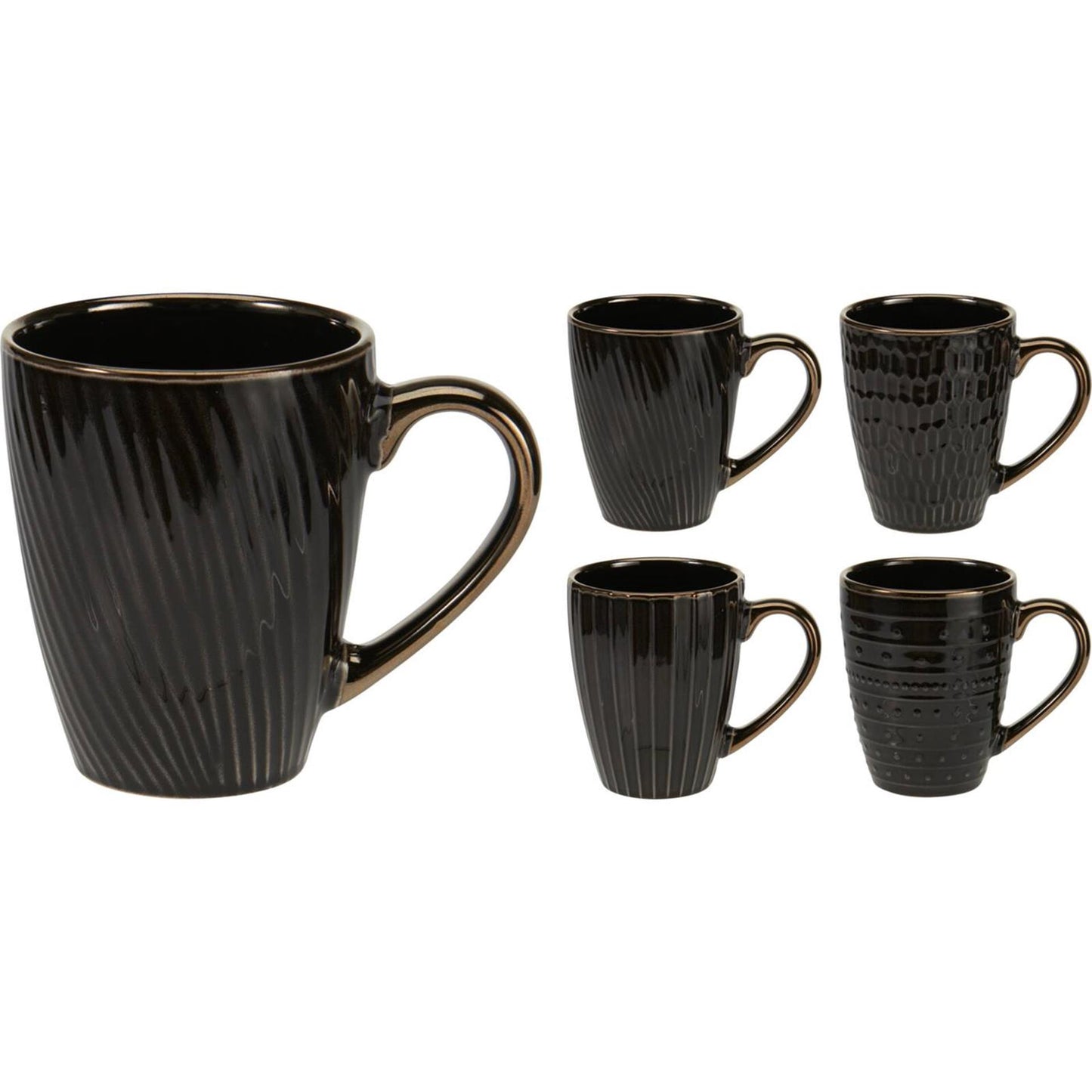 Excellente tasse d'articles ménagers en faïence 370ml boîte de 8 pcs