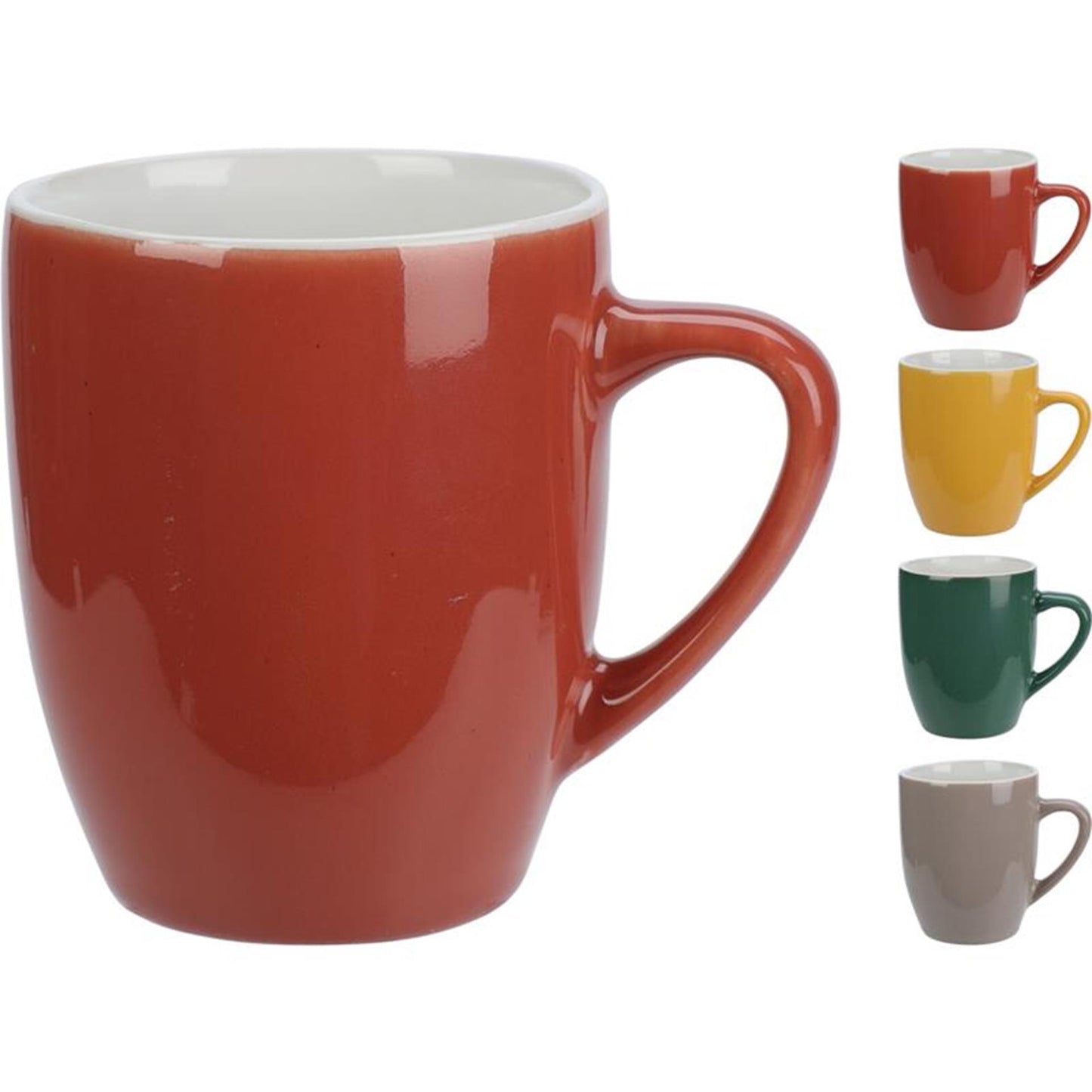 Excellente tasse d'articles ménagers en faïence 240ml couleur uni