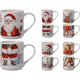 Tasse de coiffage en porcelaine 265ml 4ass