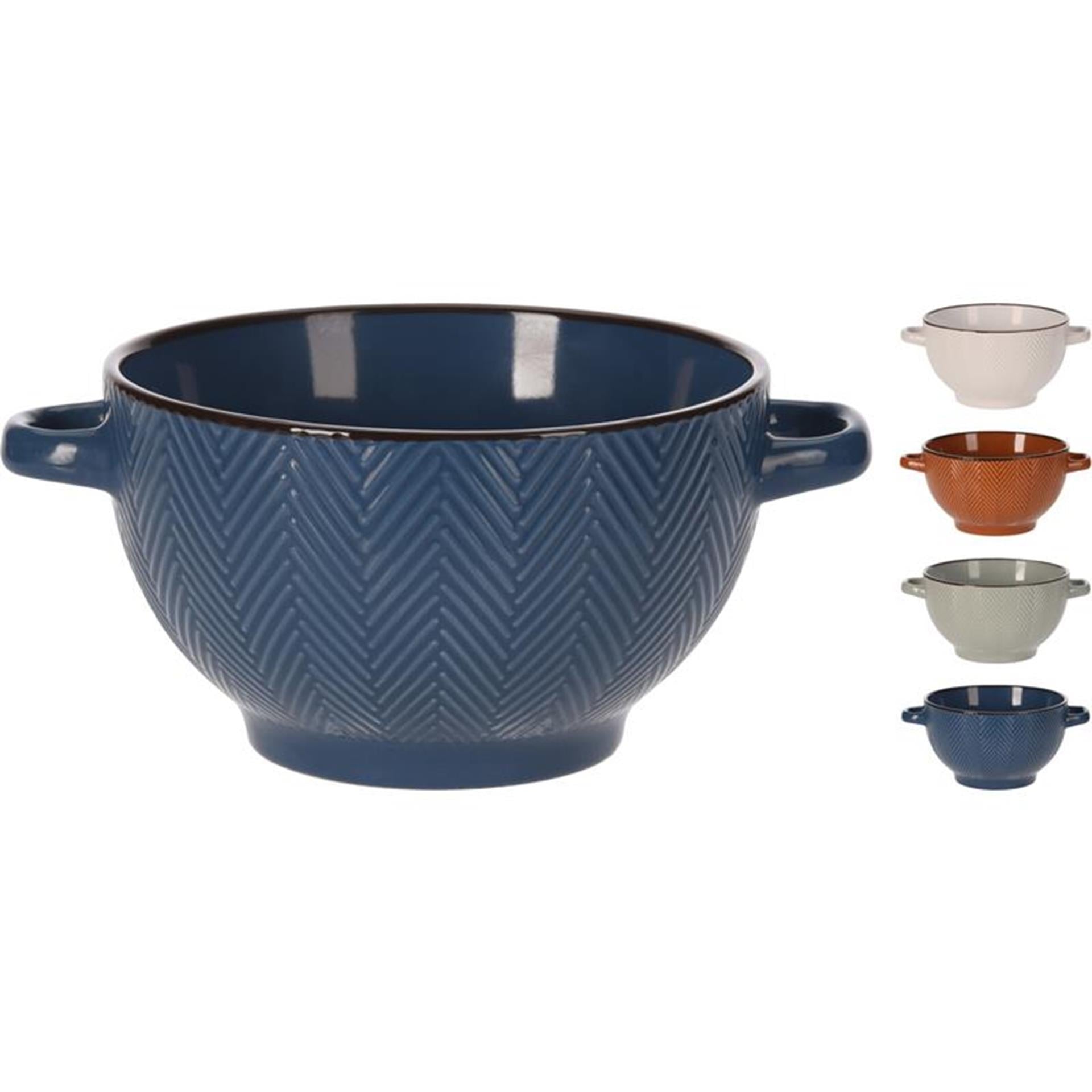 Excellente vaisselle de ménage bol à soupe en faïence 680ml