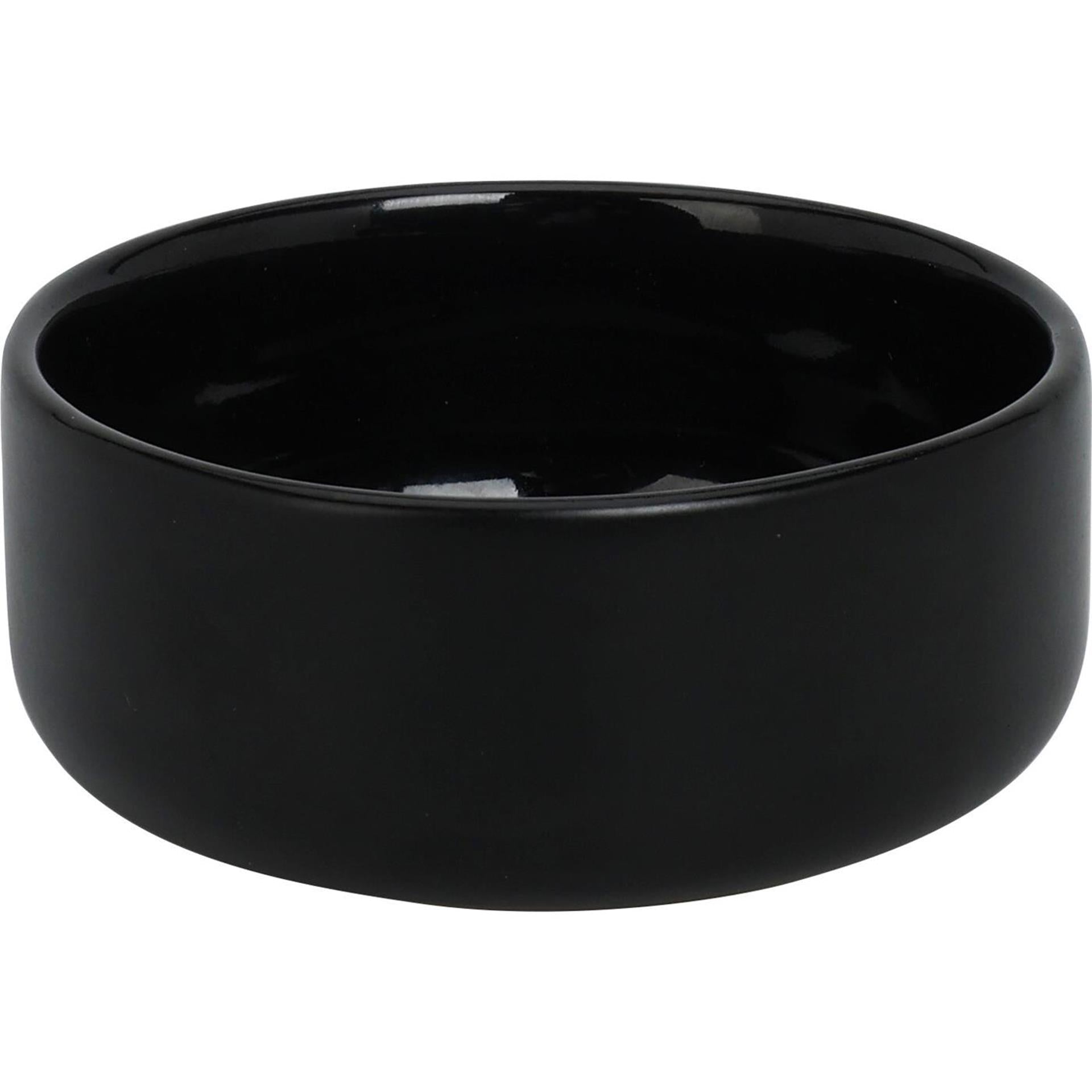 Excellent bol d'ustensiles ménagers en faïence 160ml noir