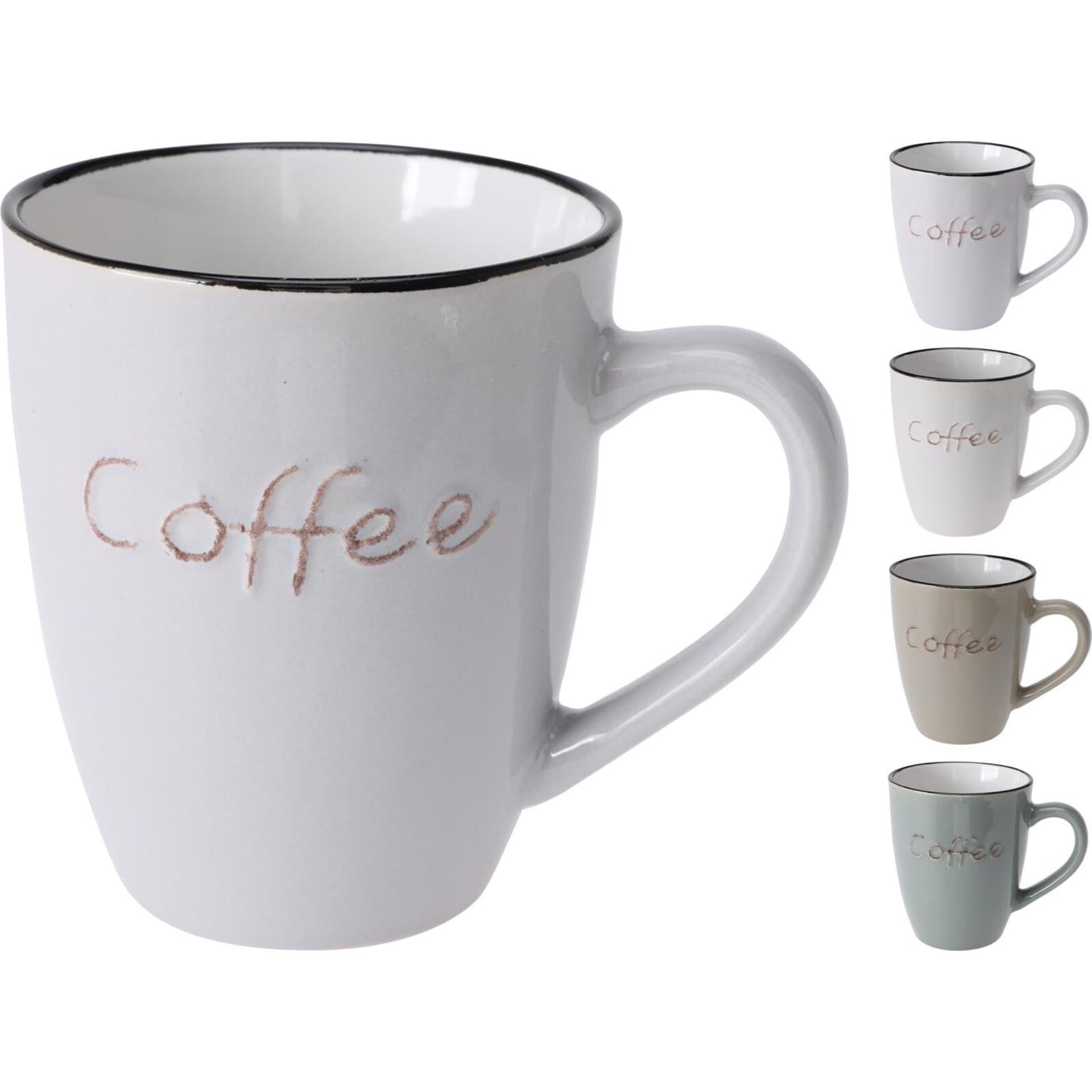 Excellente tasse d'articles ménagers en faïence gres 350ml