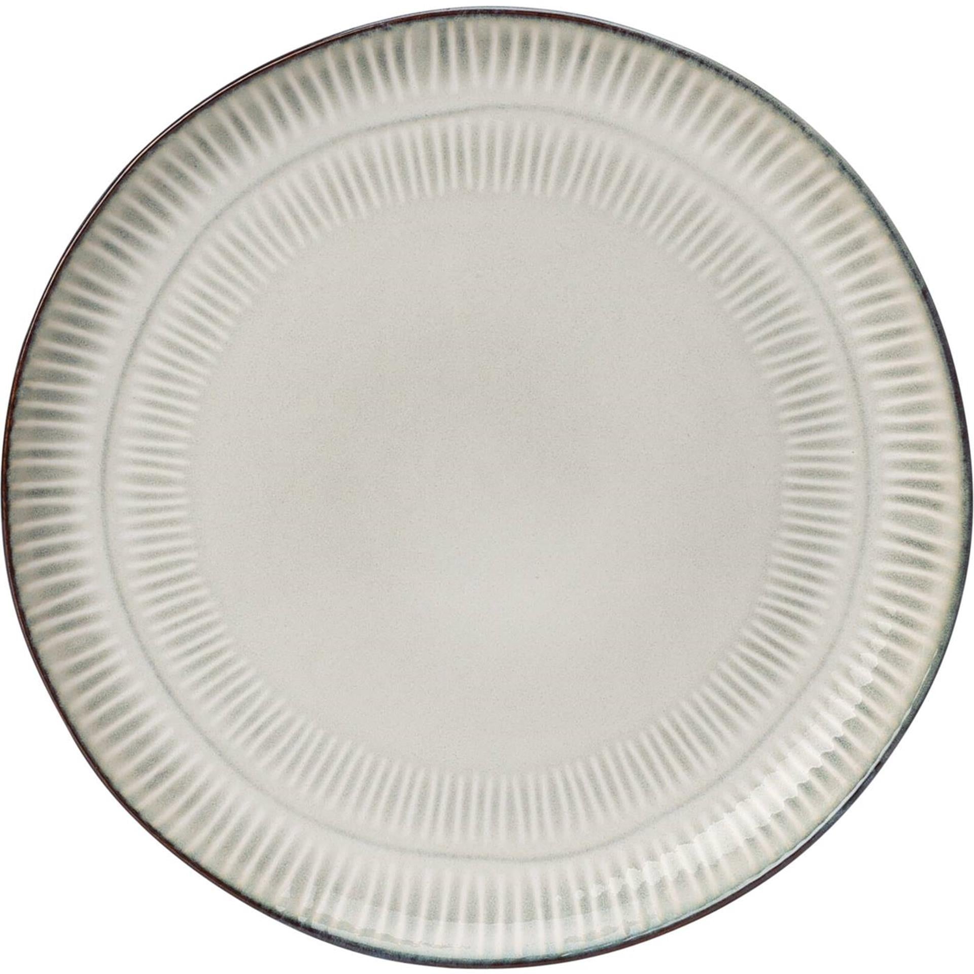 Excellent houseware assiette faïence gres ø21cm boîte de 6 pcs