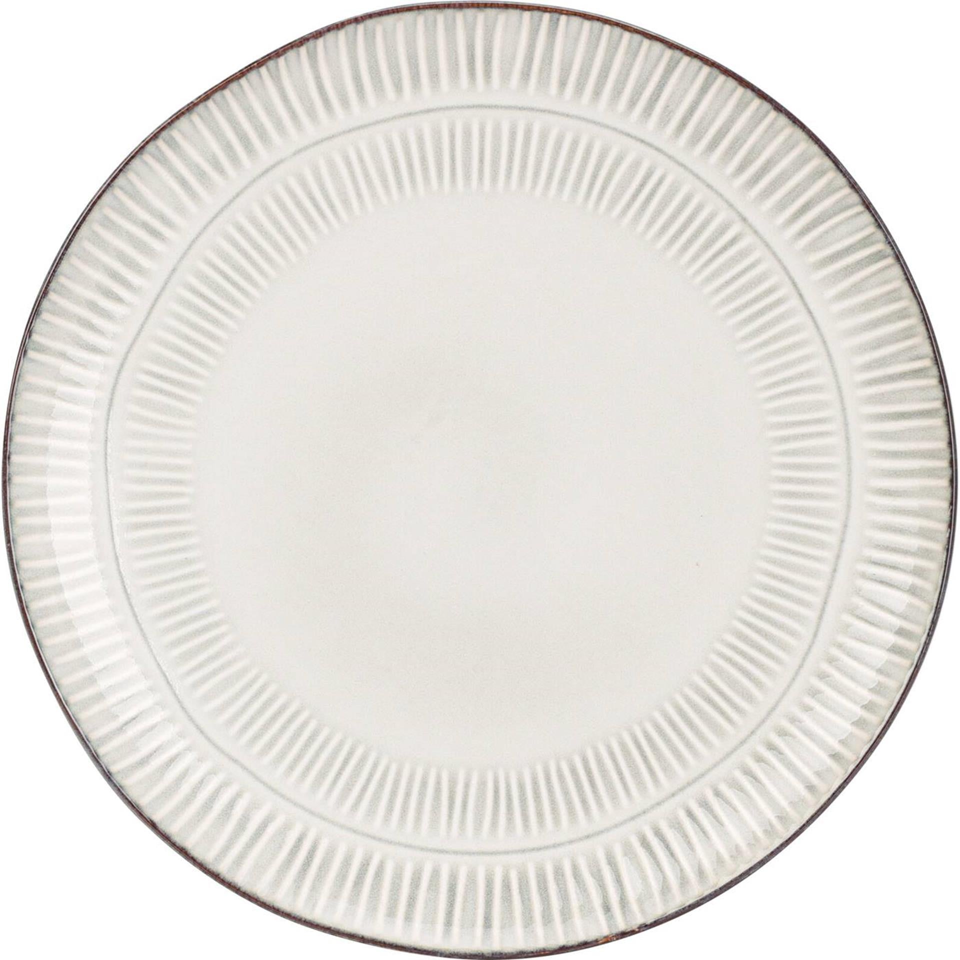 Excellent houseware assiette faïence gres ø27cm boîte de 6 pcs