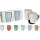 Z1 lot de 2 mugs faïence grès 340ml