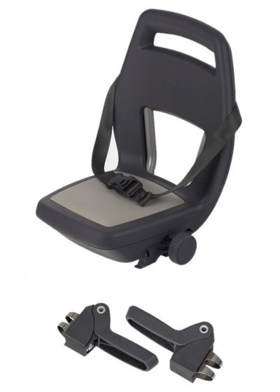 siège arrière junior 6+ repose-pieds + ceinture gris