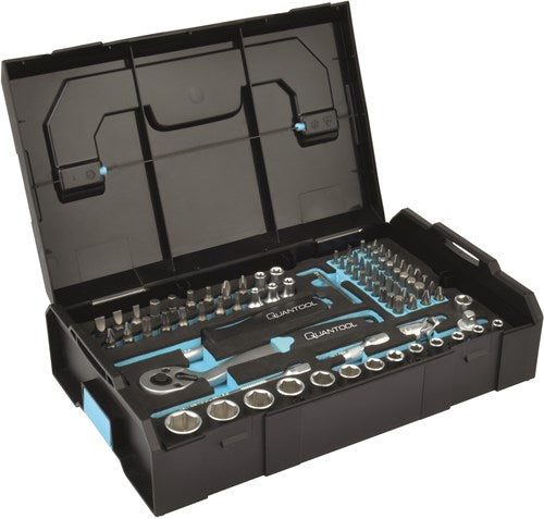 Jeu de clés à douille Quantool 85 pièces l-boxx - q25005