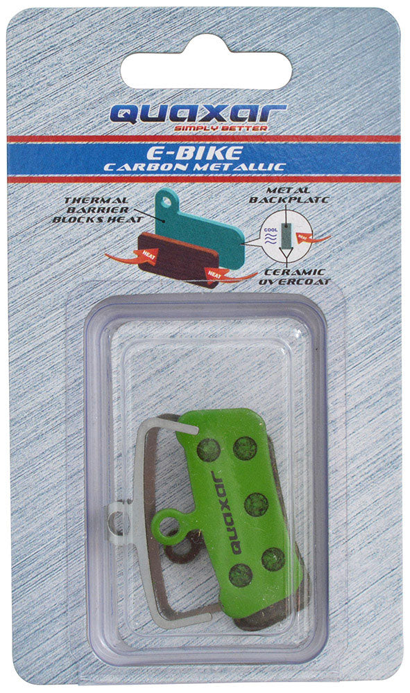 Plaquettes de disque pour vélo électrique Quaxar sram avid trail guide rsc carbone-métallique