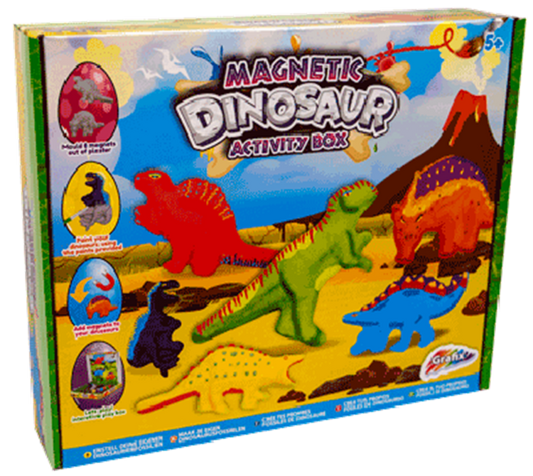 Coffret d'activités dinosaure magnétique Grafix