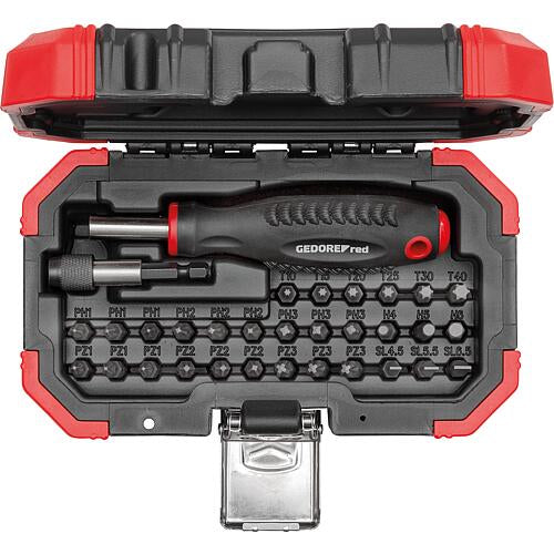 GEDORE ROUGE BITSET avec tournevis bite 32 pièces