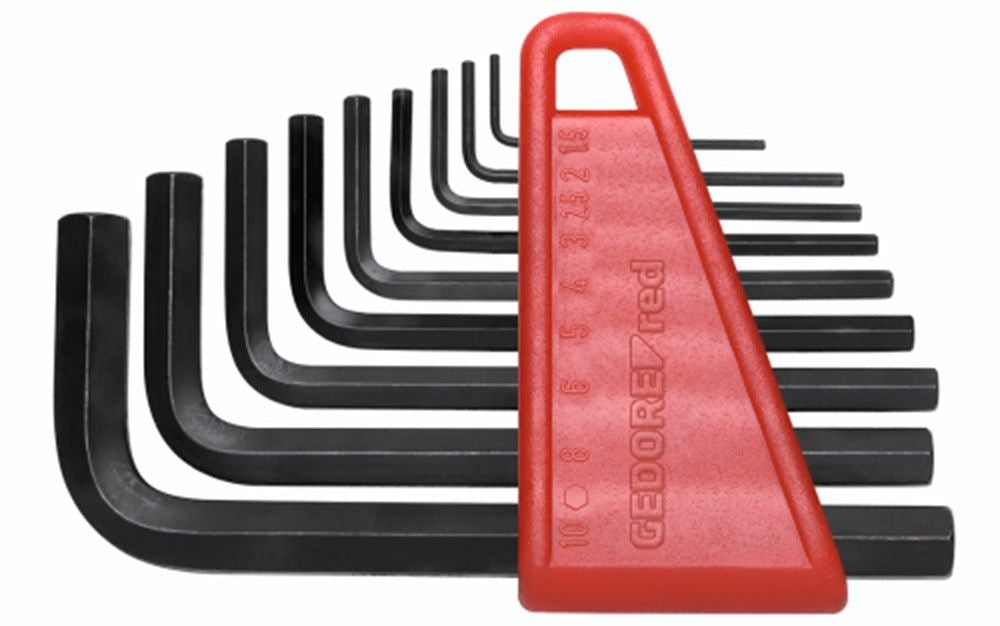 Gedore Red Allen Keys Set (1,5-10 mm) 9 pièces noires