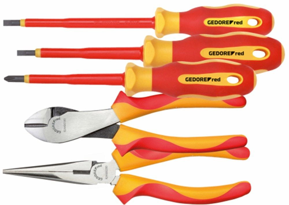 Set à outils Gedore Red Set VDE et Tangen 5 pièces
