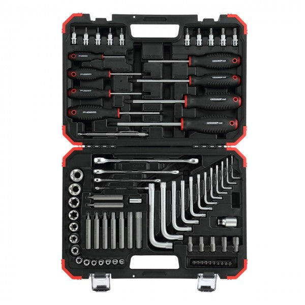 Gedore Red Mountting Set Tx dans la valise 1 2 pouces argent 75 pièces
