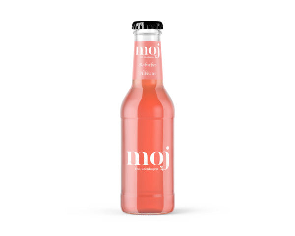 Verre Moj rhubarbe hibiscus (12x 20cl)