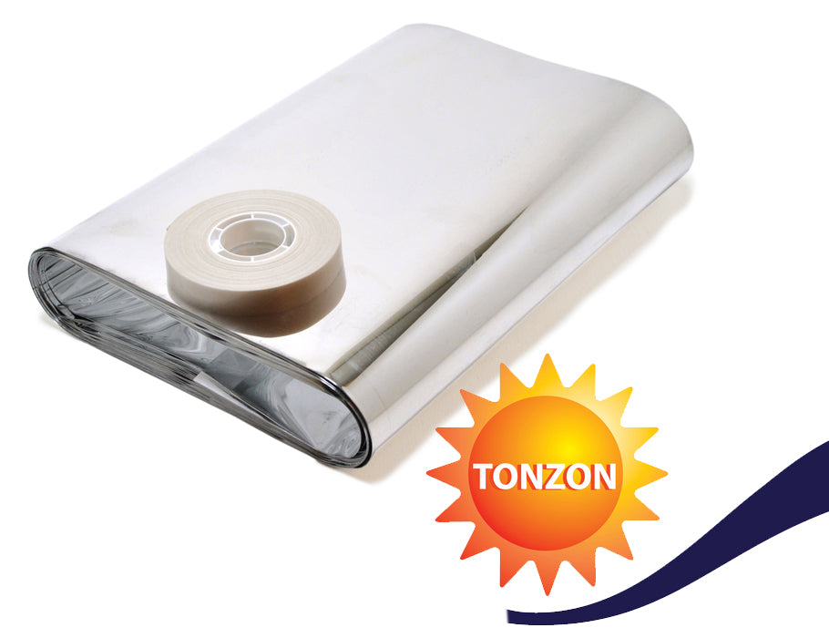 Foil de radiateur de tonzon 50 cm x 7,5 m y compris le ruban