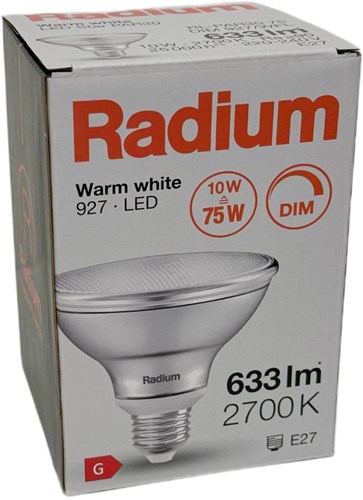 Spot led Radium par30 e27 10-75w 2700k dimmable - led4391