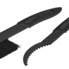 Ensemble brosse et grattoir de nettoyage pour rouages à radon