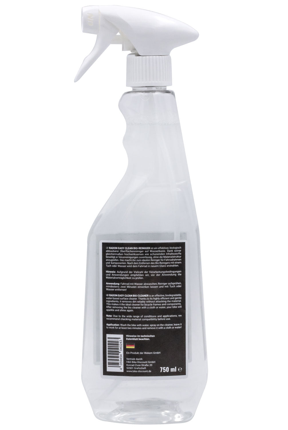 Détergent bio facile à nettoyer Radon 750ml