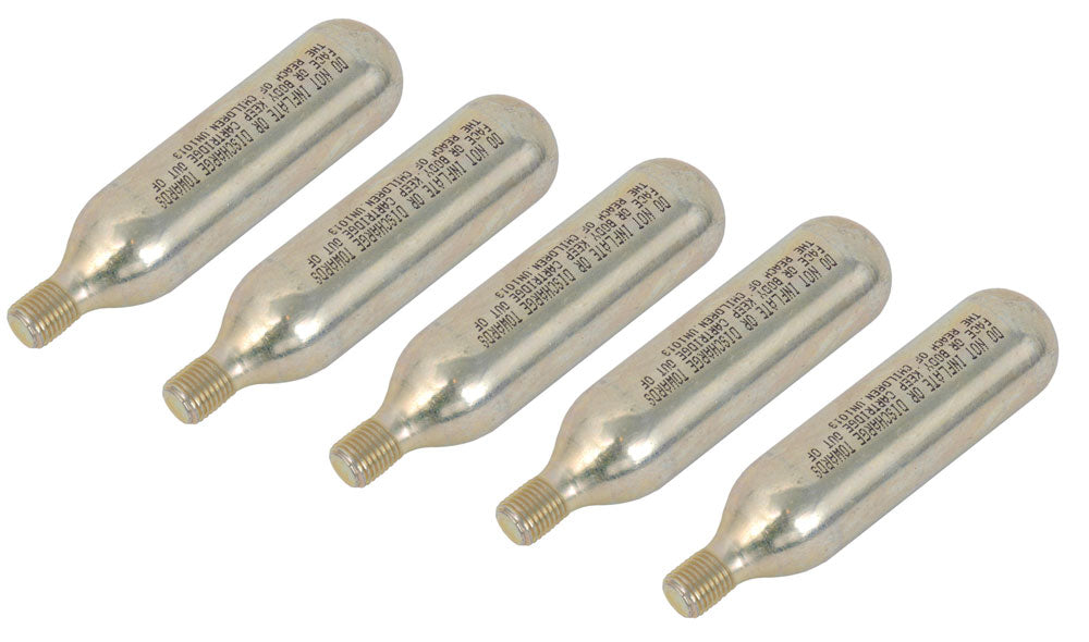 Cartouche filetée Radon co2 16g (5 pièces)