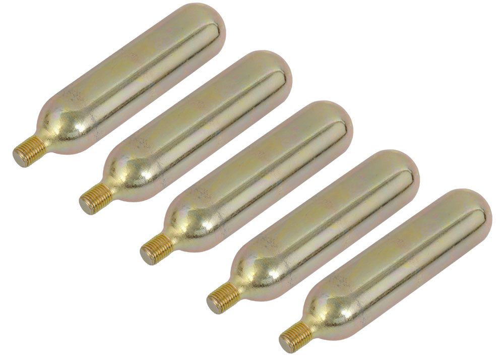 Cartouche filetée Radon co2 25 g (5 pièces)