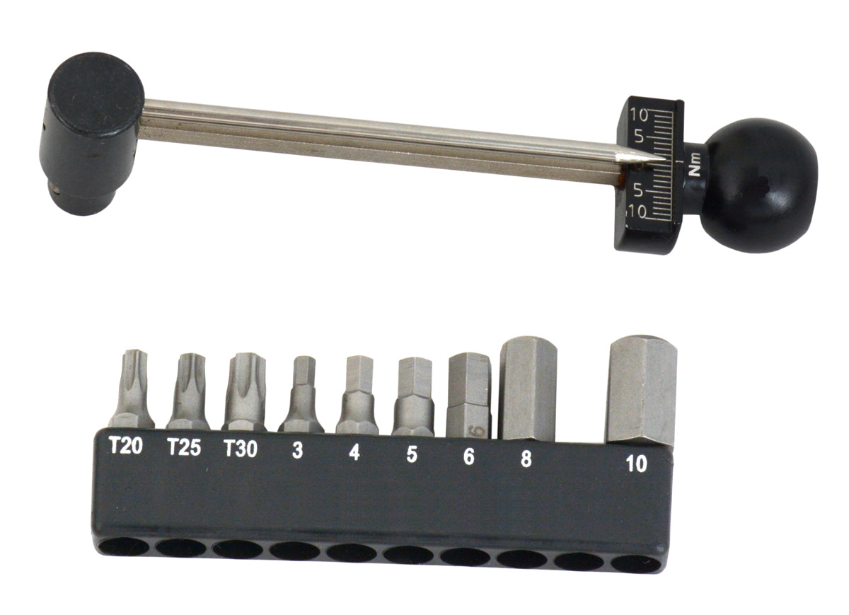 Kit mini clé dynamométrique Radon Comp 1 4 1-10 nm incl. morceaux