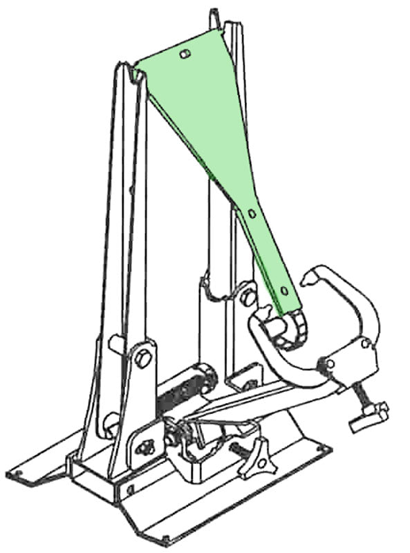 Jauge de centrage Radon pour support de dressage de roue R513