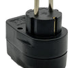 Adaptateur prise de terre avec interrupteur noir - 6140891