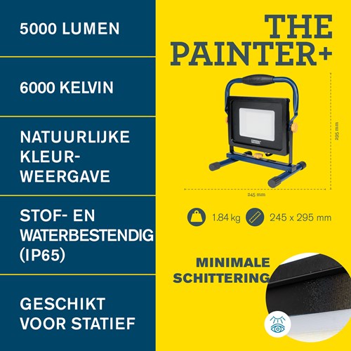 Lampe de chantier rapide le peintre+ | 5000 lumens - 5001730
