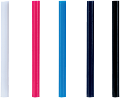 Bâtons de colle rapide colorés | classique | 7 mm x 94 mm | 36 pièces | plaquette - 5001363