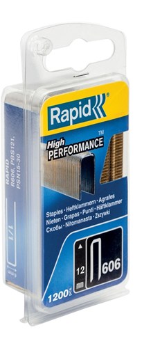 Rapide non. 606 agrafes à dos étroit 12 mm, 1.200 pièces - 40109527 - 40109527