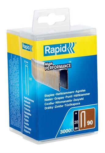 Rapide non. 90 points sellier étroits 20 mm, 3.000 pièces - 5000123 - 5000123