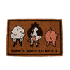 Esschert paillasson design noix de coco 60x40cm