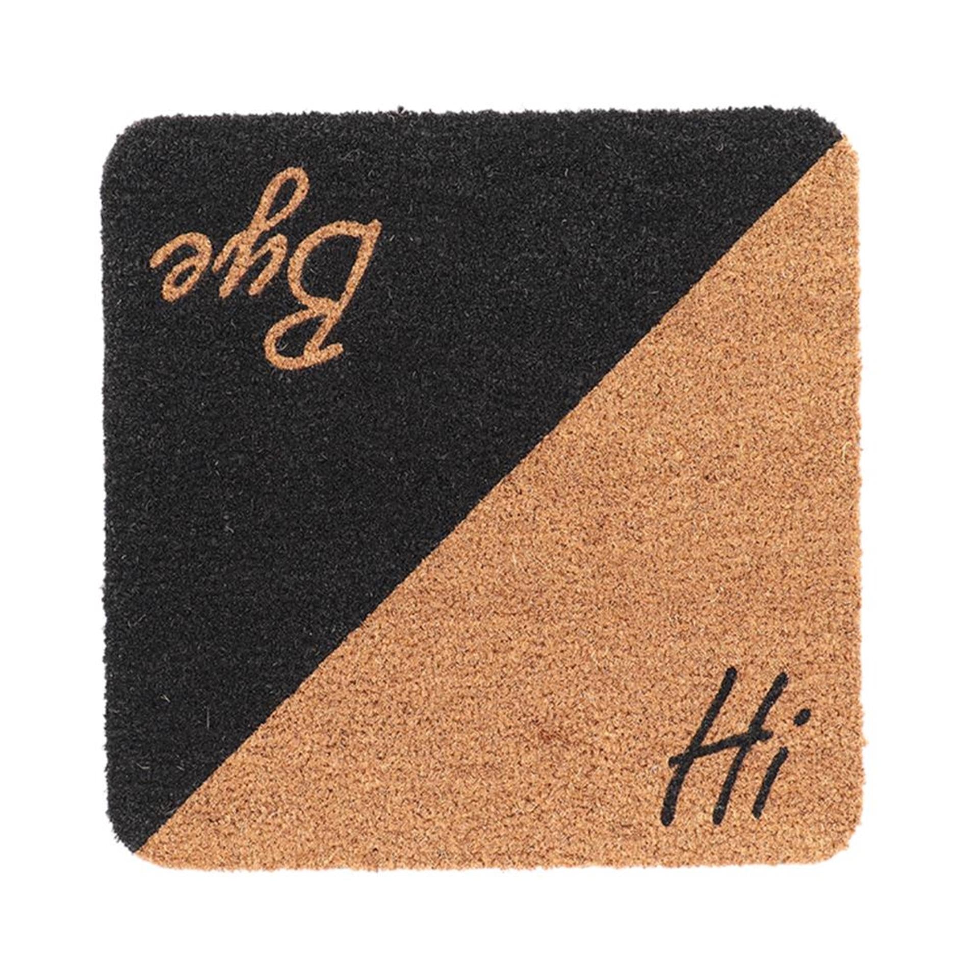 Esschert paillasson design noix de coco salut bye