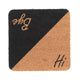 Esschert paillasson design noix de coco salut bye