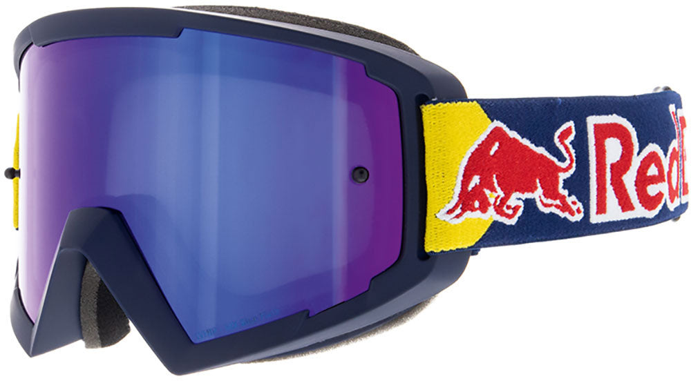 Red bull spect eyewear whip-001 fumée avec miroir bleu - masque mx