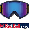 Red bull spect eyewear whip-001 fumée avec miroir bleu - masque mx
