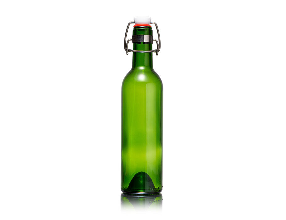 Bouteille rebottée rebotted 375 ml vert